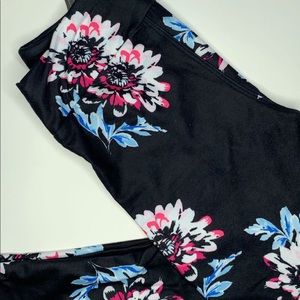 Kids Black Floral Leggings - Charlie’s Project
